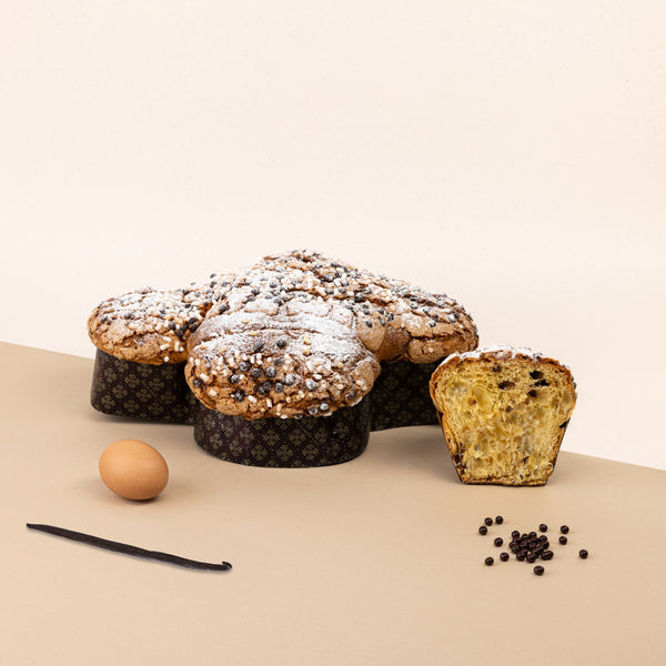 Colomba con perle di cioccolato