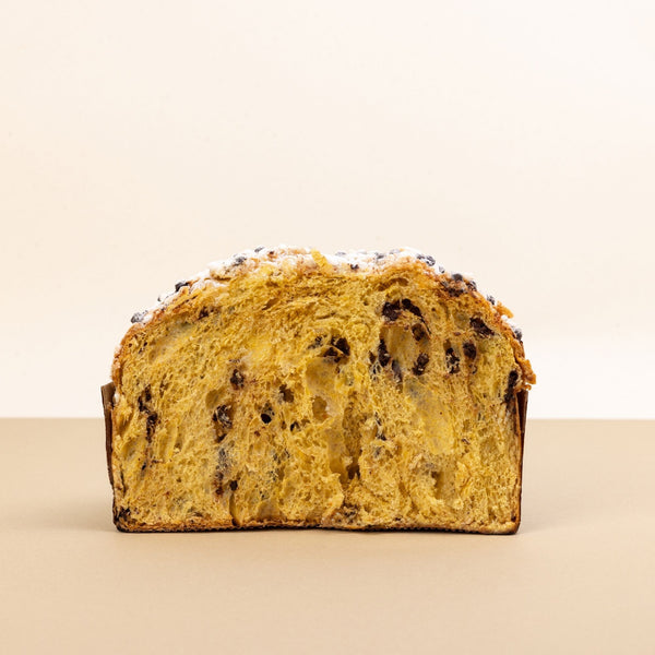 Focaccia con perle di cioccolato