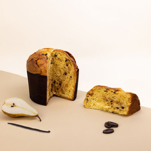 Panettone pere e cioccolato