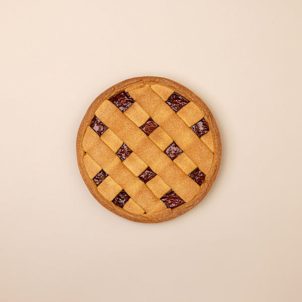 Crostata con confettura di albicocche