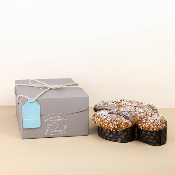 Colomba con caffè Giamaica e perle di cioccolato bianco